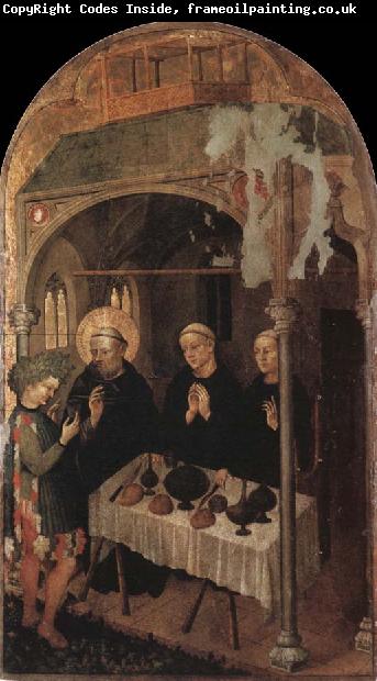 Niccolo di Pietro Gerini The HL. Benedikt blesses the cup with the poisoned wine